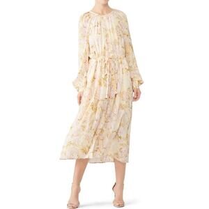 Stine Goya Lydia Silk Long Sleeve Dress Size Small